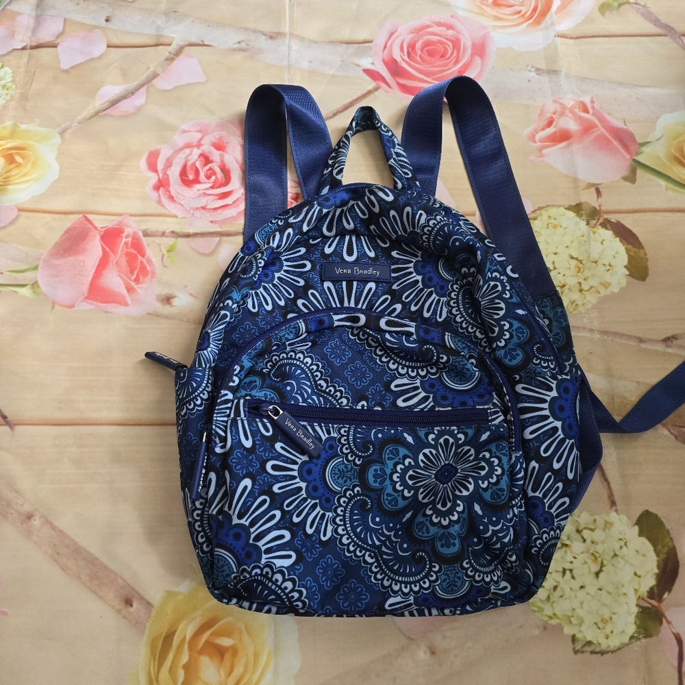 Vera Bradley Blue Floral Backpack